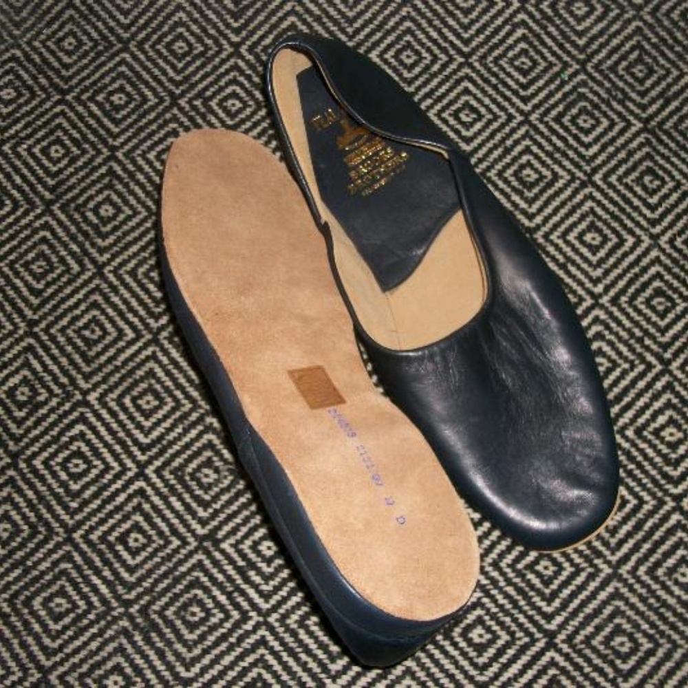 Brooks Brothers Nappa Slippers